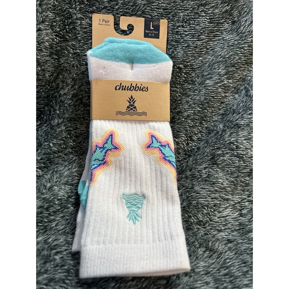 Chubbies The Apex Swimmers Men's Large (8-12) Ones Size All Day Socks (SC2)